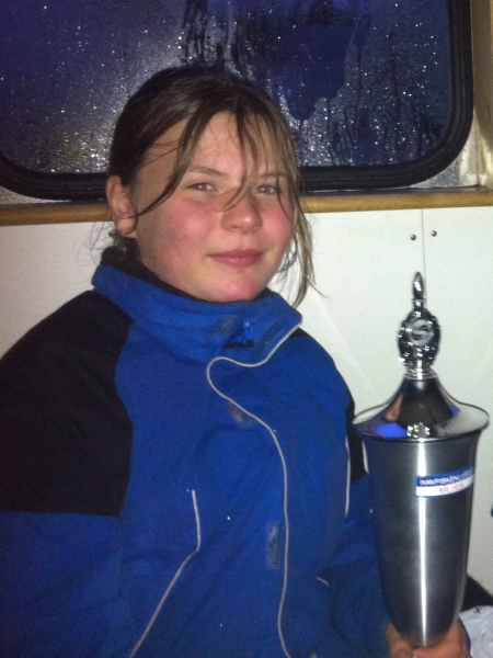 Frederikke med Fiepokalen 2011