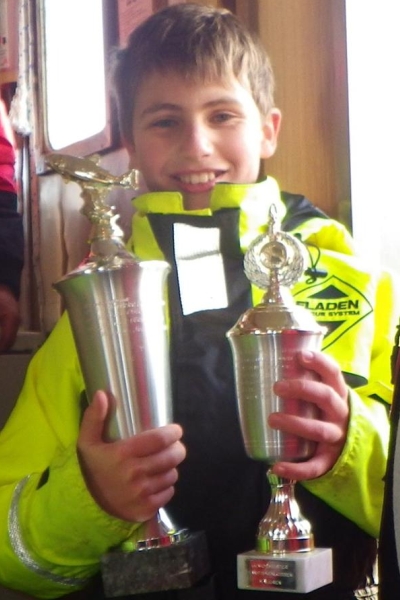 Gustav med Fiepokalen 2015