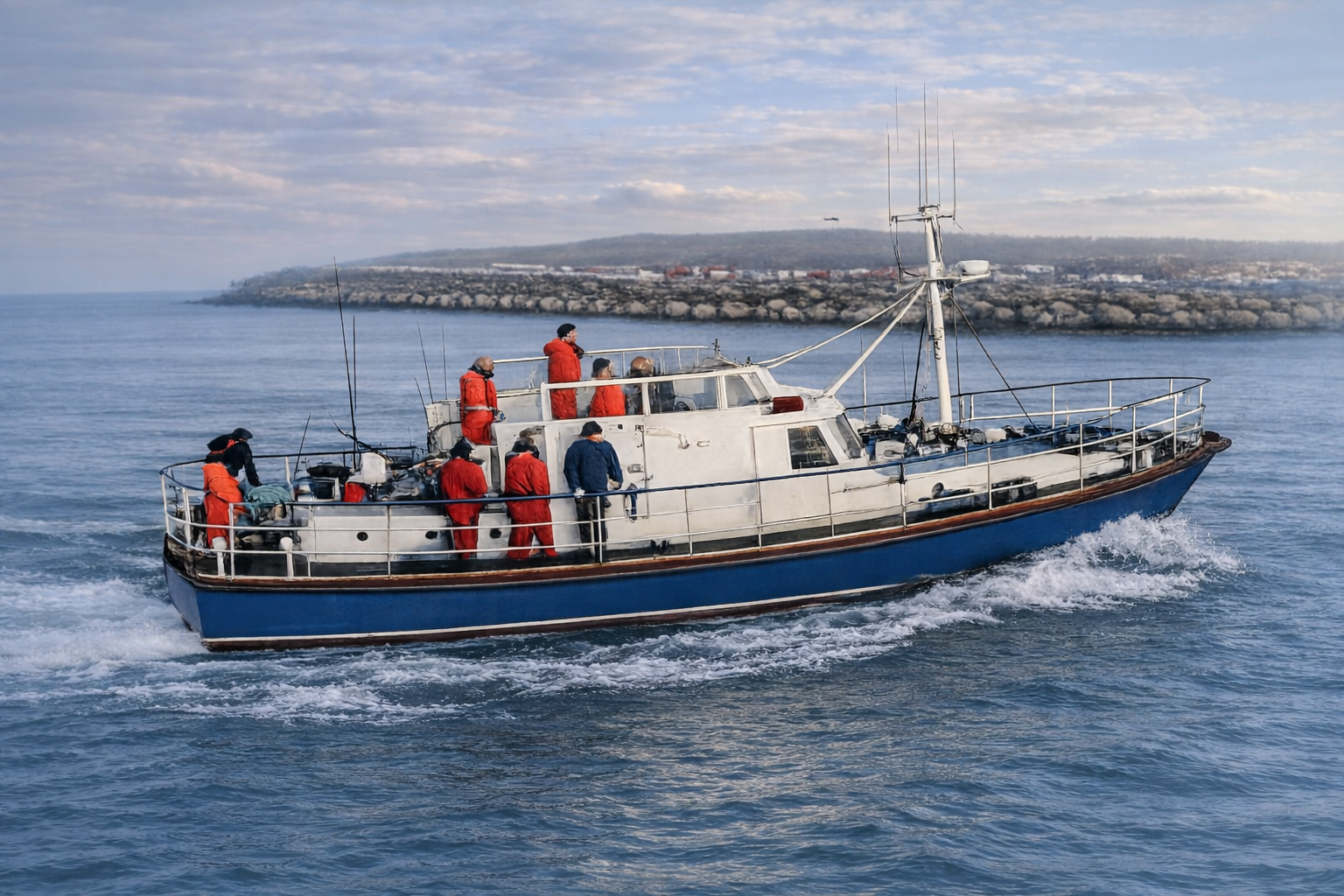 Måleren med Yellow Reef på tur